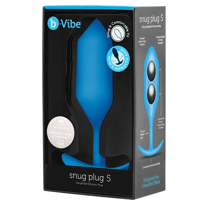 B-VIBE Snug Plug 5-Blue