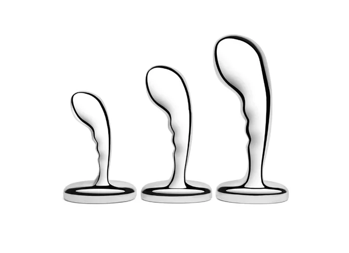 b-Vibe Stainless Steel Prostate 3 Piece Weighted Training Set