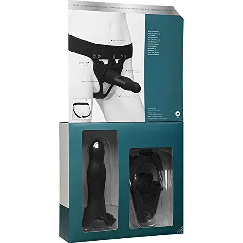 Body Ext Hollow Slim Strap-On 2Pc Set