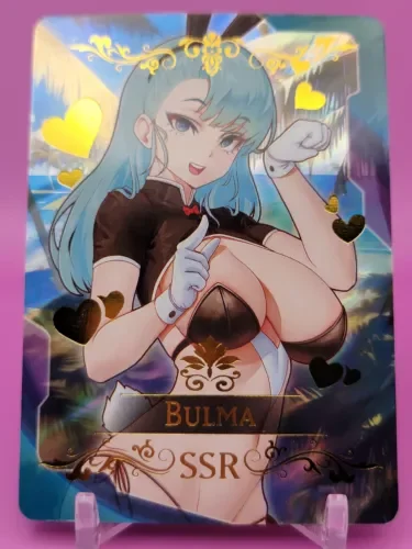 ??????BULMA Goddess Story Anime Waifu Card Girl Foil Doujin Holo ACG?????? Toy