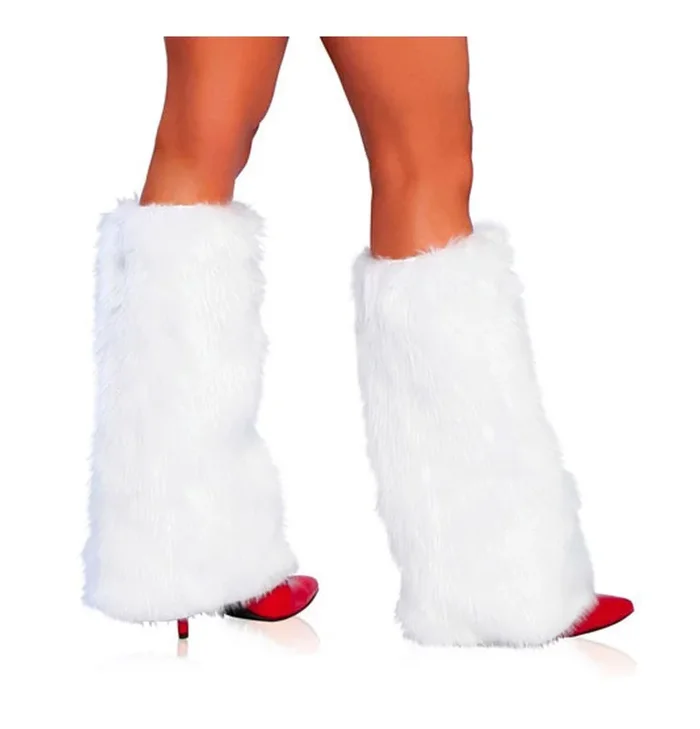 C121 – Fur Boot Covers Leg warmers