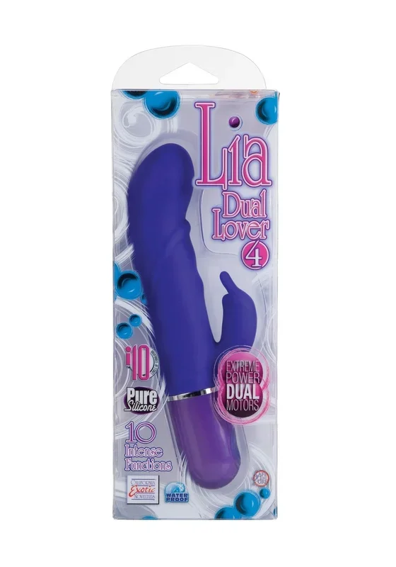California Exotic Novelties Lia Dual Lover 4 – Purple