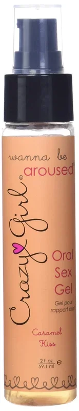 Classic Erotica Crazy Girl Wanna Be Aroused Oral Sex Gel Carmel Kiss 2.2 Ounce