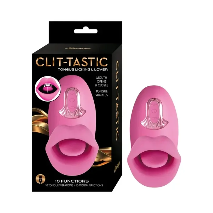 Clit-Tastic Tongue Licking Lover Rechargeable Silicone Stimulator