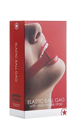 Elastic Ball Gag Red