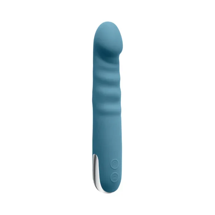 Evolved Queen Of All Trades Rechargeable Silicone Thrusting and Rotating Vibrator