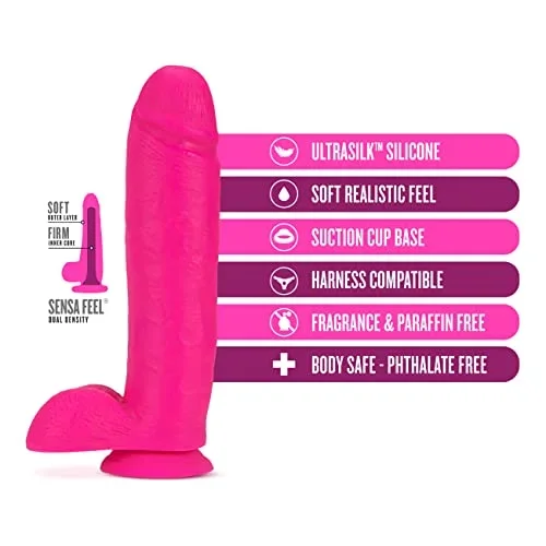 Neo Elite – 10 Inch Silicone Neon Pink