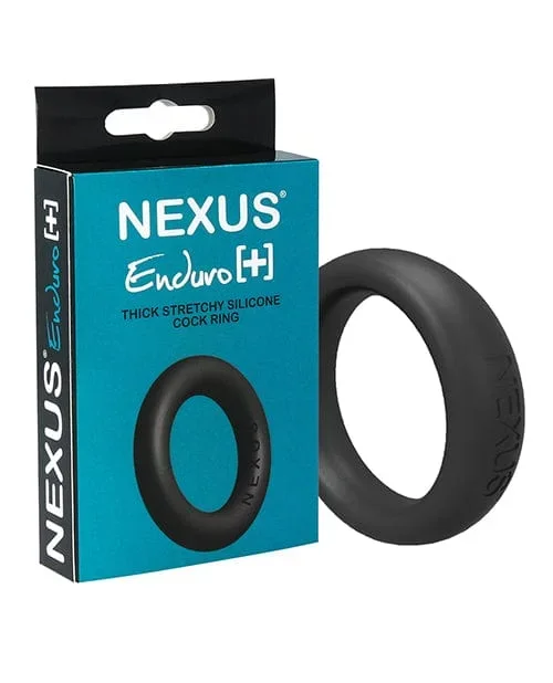 Nexus Enduro Plus Silicone Cock Ring – Black