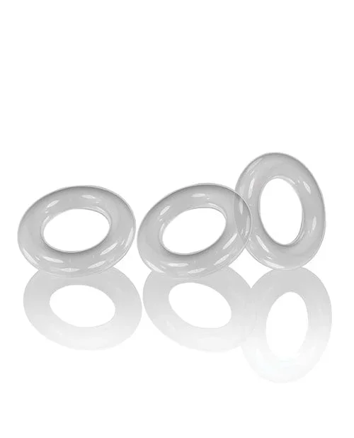 Oxballs Willy Rings – Clear Pack Of 3