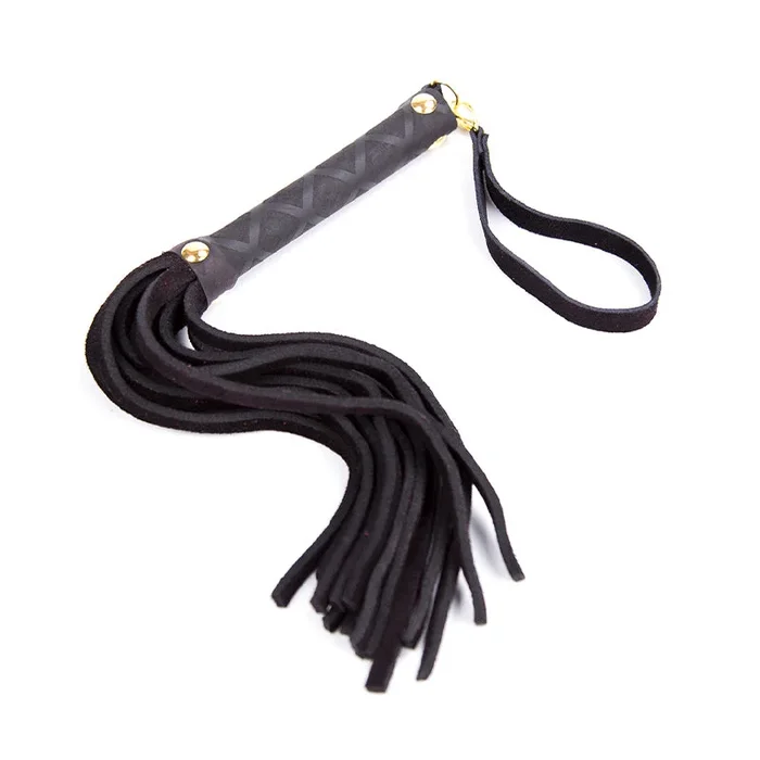 Plesur 11In Mini Leather Flogger Black