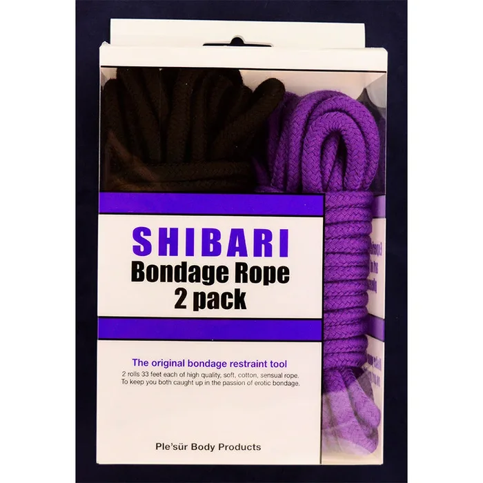 Plesur Purple & Black 10M Rope Kit 2Pk