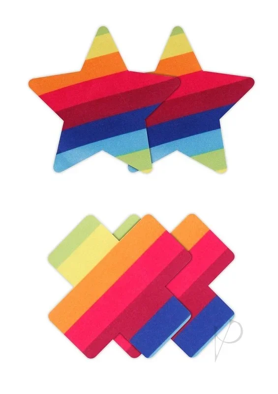 Pretty Pasties Pride Cross and Star