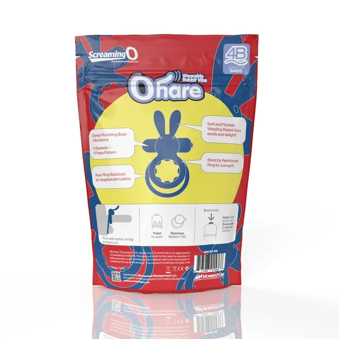 Screaming O 4B – Ohare Wearable Rabbit Vibe – Blueberry