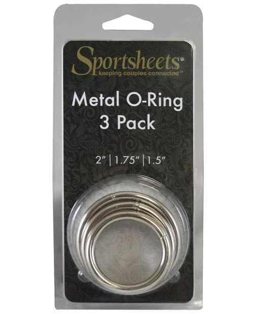 Sportsheets Metal O Ring – Pack Of 3