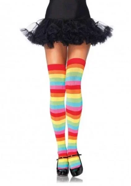 Thigh High Acrylic – Rainbow