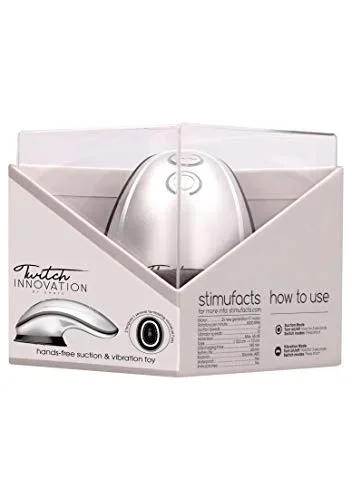 Twitch Hand Free Suction/ Vibra Toy Silv